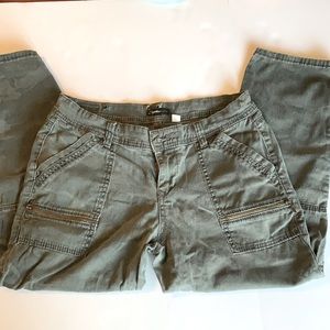 Camo washed cargo pants